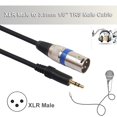 thumbnail image 2 of 5PCS 3m / 9.84ft 3.5mm Enchufe macho estéreo a 3 pines XLR Cable de audio de micrófono macho WDOplteas  Para estrenar, 2 of 3
