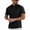 Black, variant on Ambiloof Men's Waffle Henley Shirts Short Sleeve T-Shirt Stylish Casual 5 Button Placket Slim Fit Tee Thermal Pullover White/S
