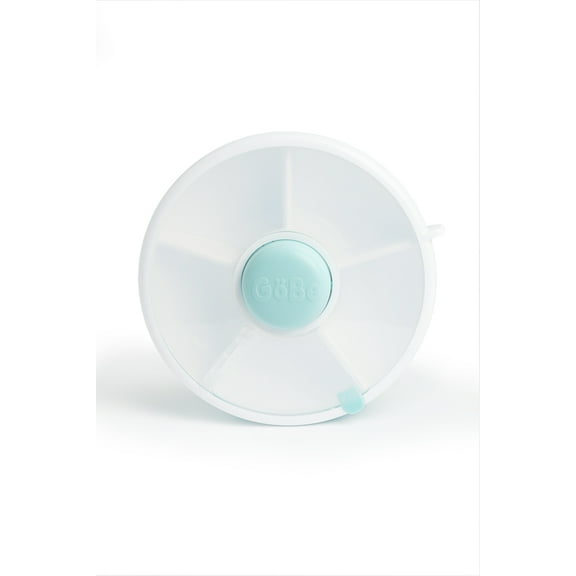 GoBe Kids Snack Container Snack Spinner (Small) - Reusable Bento Style Divided Snack Containers for Lunch, Travel, On The Go