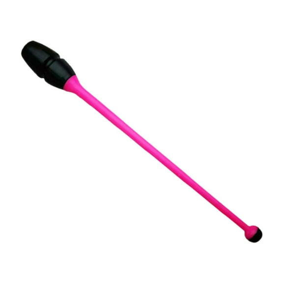 funtasica Artistic Gymnastics Stick Fitness Equipment Lightweight Shatter-resistant Rubber Gymnastics Bar for Birthday Parties Children Rose Red