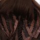 thumbnail image 4 of Wig Headgear Brown Black Shoulder Length Bangs Short Straight Hair Women Stylish Wig, 4 of 5