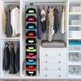 thumbnail image 7 of 10 Shelf Hat Rack Hanging Closet/Organizer for Storage - Best Baseball Cap Holder, Gray, 7 of 7
