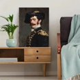 thumbnail image 5 of Bearded Military Uniform Man Portrait Canvas Print Wall Art, 5 of 8