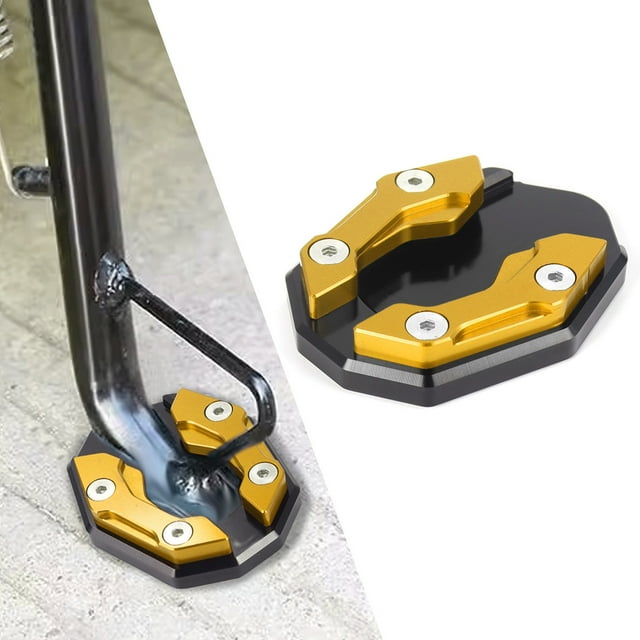 ddioayh Clearance Motorcycle Foot Support Pad Aluminum Alloy Pedal Motorcycle Bike Side Support Frame Seat Cushion