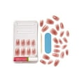 thumbnail image 3 of KISS Bare But Better, Press-On Nails, 'Shine', Dark Pink, Medium Size, Coffin Shape (Pack of 3), 3 of 7