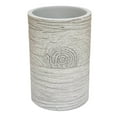thumbnail image 1 of Home Trends White Wood Tumbler, 1 of 2