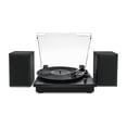 thumbnail image 1 of Tocadiscos Victrola Montauk Negro con Altavoces Bluetooth y Tapa Anti-polvo Desmontable, 1 of 9