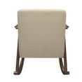 thumbnail image 5 of OakvillePark Hamilton Fabric Upholstered Rocking Chair, Light Brown, 5 of 7