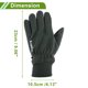 thumbnail image 5 of Guantes de ciclismo de dedo completo para hombres, guantes de motocicleta para escalar, motocicleta, ciclismo, doble forro polar, gris, talla única, 5 of 6