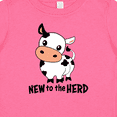 thumbnail image 4 of Inktastic New to the Herd Cute Cow Boys or Girls Baby T-Shirt, 4 of 5