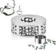 thumbnail image 2 of Tea warmer coffee warmer made of stainless steel with tea light holder tea base, 2 of 4