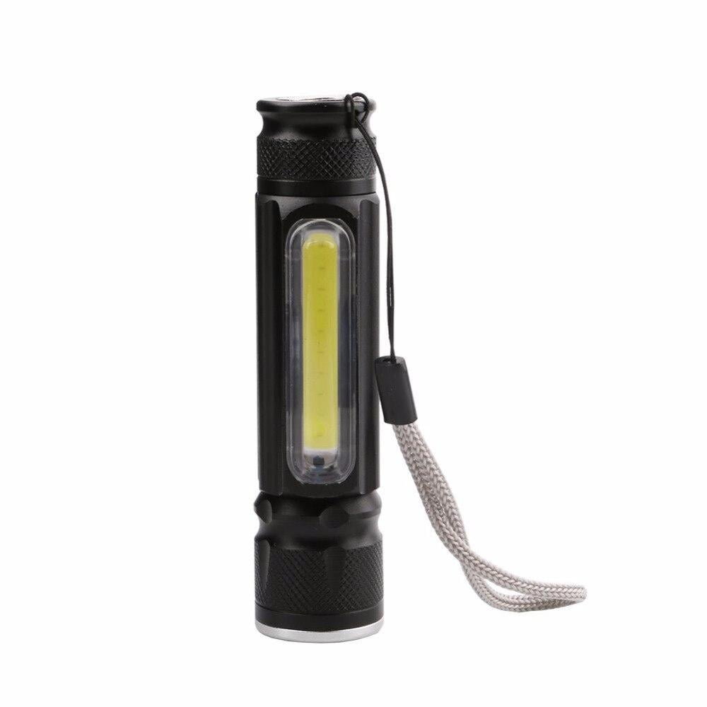 T6 COB LED Flashlight Torch USB Rechargeable Lamp Light Camping Sports Portable 