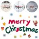 thumbnail image 4 of Decoraciones navideñas para puertas de garaje, pegatinas navideñas, pegatinas para refrigerador, decoración navideña, 4 of 5