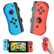 Joypad Controller for Nintendo Switch, Wireless Joypad Replacement for Switch Controller, Left and Right Switch Joycons Support Dual Vibration/Wake-up Function/Motion Control.