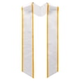 thumbnail image 1 of TOPTIE Adult Graduation Stoles 68 Inch Angled End Honor Sash Shawl of Student Class of 2026-White with Gold-One Size, 1 of 3