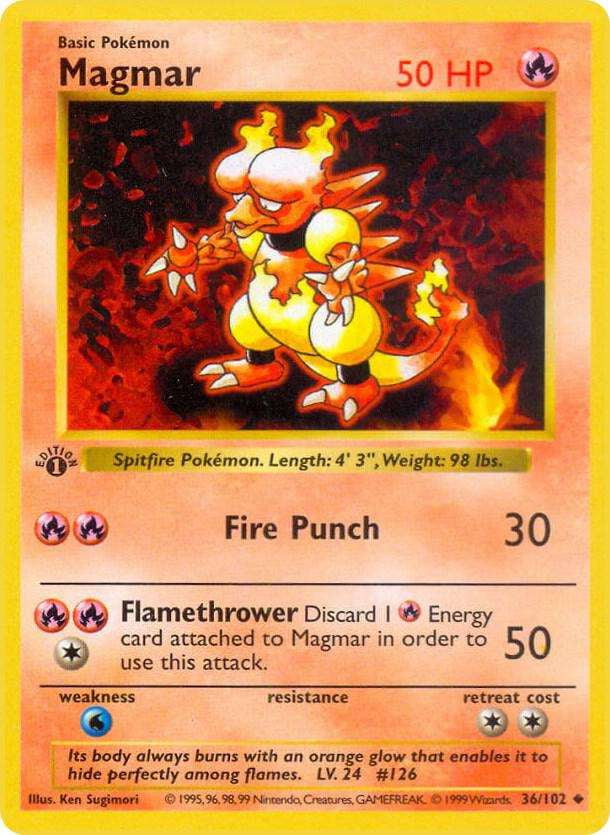 Pokemon Base Set Common Bill #91 (Shadowless) - Walmart.com