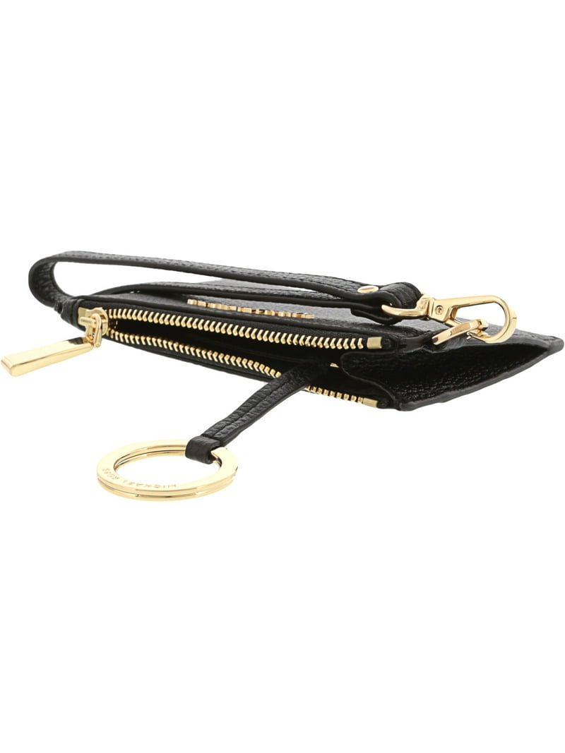 MICHAEL Mercer Small Coin Purse Black 32T7GM9P0L-187 - Walmart.com