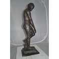 thumbnail image 4 of Adam Replica by Rodin Bronze Statue - Size: 12"L x 12"W x 36"H., 4 of 12