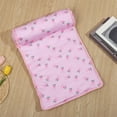 thumbnail image 3 of Fiudx Cama de Verano para Perros de Seda Fría, Diseño de Tela Autorefrescante, Acolchado de Algodón Suave, Lavable a Máquina, Portátil y Plegable, Ayuda para Dormir a Tu Mascota, Ideal para Viajes, 1, 3 of 5