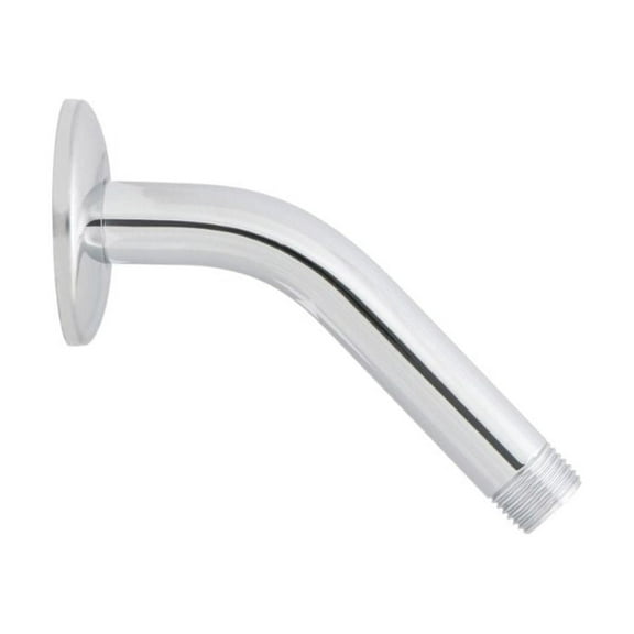 6" Shower Arm and Flange in a Beautifully Polished Chrome Finish. - Bathroom