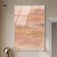 thumbnail image 3 of Sienna Pigments Blend Framed High-Gloss Acrylic Glass Wall Art Boho Abstract Wall by Art Remedy, White Frame, 36 x 54, 3 of 7