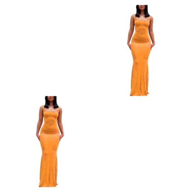 Vestido ajustado Qarigey larga Ropa de fiesta Spaghetti Midi Asimétrico Apretado Hendidura Cuerpo delgado