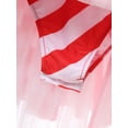 thumbnail image 4 of Aislor Women Christmas Candy Cane Sleeveless Ballet Dance Leotard Stripe Tutu Dress Party Red S, 4 of 7