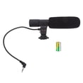 thumbnail image 3 of 2 Pieces Camera Microphone for and Smartphone Microphones Travel Black, 3 of 8