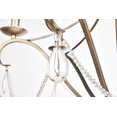 thumbnail image 3 of Elegant Lighting Brinley Collection Chandelier D21 H24.5 Lt:6 Dark Bronze Finish, 3 of 5