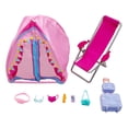 thumbnail image 2 of Tienda de campaña para muñecas, juego de simulación, accesorios para muñecas, ligera, creativa, portátil, para niñas, modelo de juguete de simulación, 9 piezas, 2 of 8