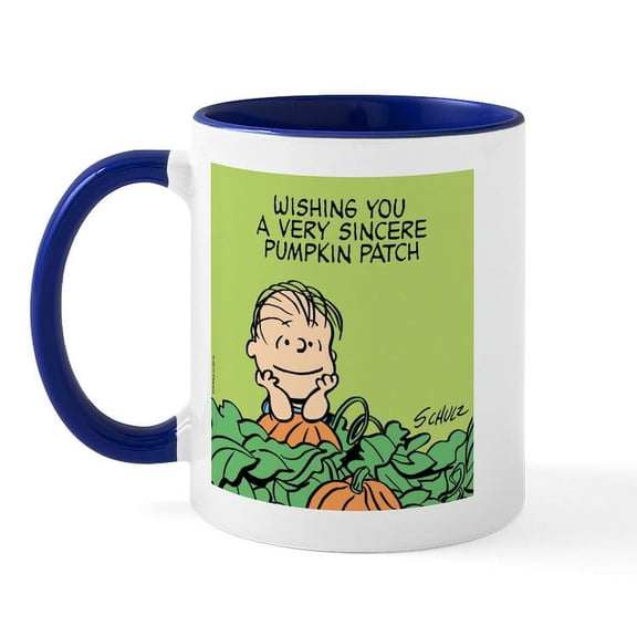 CafePress - Sincere Pumpkin Patch Mug - 11 oz Ceramic Mug - Novelty Coffee Tea Cup