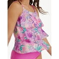thumbnail image 3 of Justice Girls 2 piece Ruffle Tankini Swimsuit, sizes XS-XL, 3 of 6