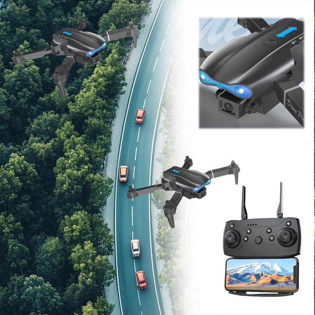 E99 Foldable Aerial Photography With Fixed Altitude Function 6 Channel Camera Track Flight Suitable For Outdoor Photography Toys
