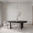 thumbnail image 3 of Nordic Wood Solid Desk Table Irregular Ideas Modern Minimalist Executive Office Desk Designer Mesa Ordenador House Furniture My Lux Decor Round, 3 of 10
