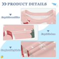 thumbnail image 2 of FORMRS Boys Rash Guard Short Sleeves Swim Shirt Quick Dry UPF 50+ Sun Protection, Sizes 3-12T, Pink Christmas Cups, 2 of 6