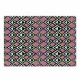 thumbnail image 1 of Geometric Cutting Board, Opposing Concept of Vertically Aligned Mutually Complementary Zigzag Pattern, Decorative Tempered Glass Cutting and Serving Board, Small Size, Multicolor, by Ambesonne, 1 of 1