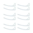 thumbnail image 1 of 12 soportes de silicona para las orejas para gafas, agarraderas para los brazos, antideslizantes. Blanco, 1 of 9