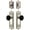 Polished Nickel, variant on Grandeur 853548 Windsor Solid Brass Rose Single Cylinder Keyed Entry Deadbolt And Knobset