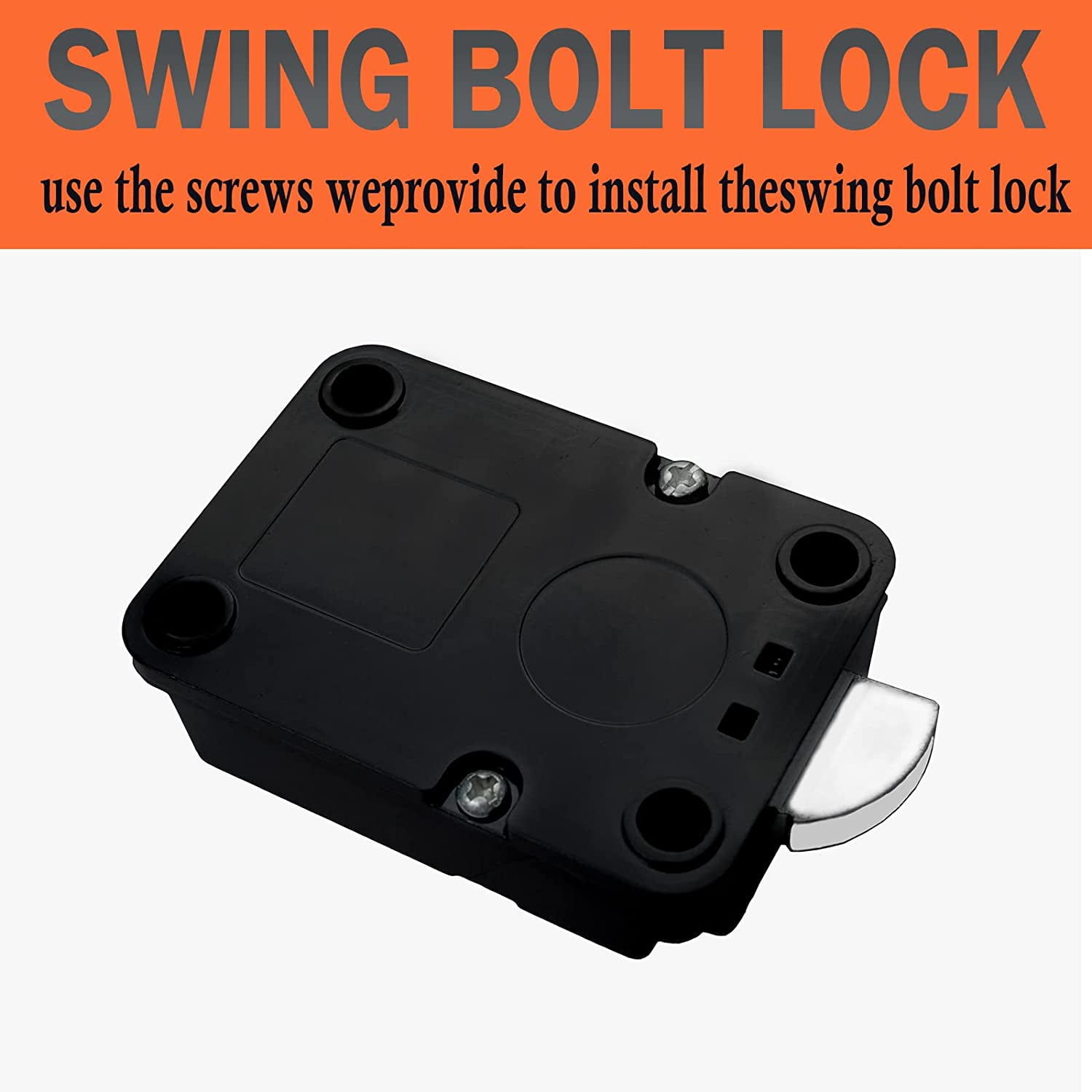 WAH LIN PARTS Gun Safe Lock Replacement with SwingBolt, Black Keypad Electronic Safe Lock for Gun Safe and Strong Vaults Door