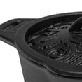 thumbnail image 3 of Petromax Cast Iron Saucepan with Basting Lid, Side Spouts and Assist Handle, Cook on Stove or Over Campfire, 1.1 Quart, 3 of 7