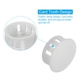 thumbnail image 4 of Uxcell Hole Plugs Plastic Screw Bumper Hole Plug Flush Snap Type Round Hole Cover Caps White 19mm(3/4"), 4 of 5