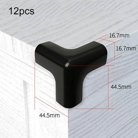 T-Shaped Anti-Collision Corner Protectors for Baby Safety 12 Pack