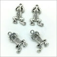 thumbnail image 4 of U8MO 10/30/60/100X Frog toad Tibetan Silver Charms Pendants Jewellery Making 21x14mm-100pcs, 4 of 5