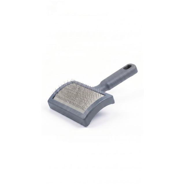 Cepillo Carda Universal Pro para Mascotas con Placa de Extracción de Pelo Gris