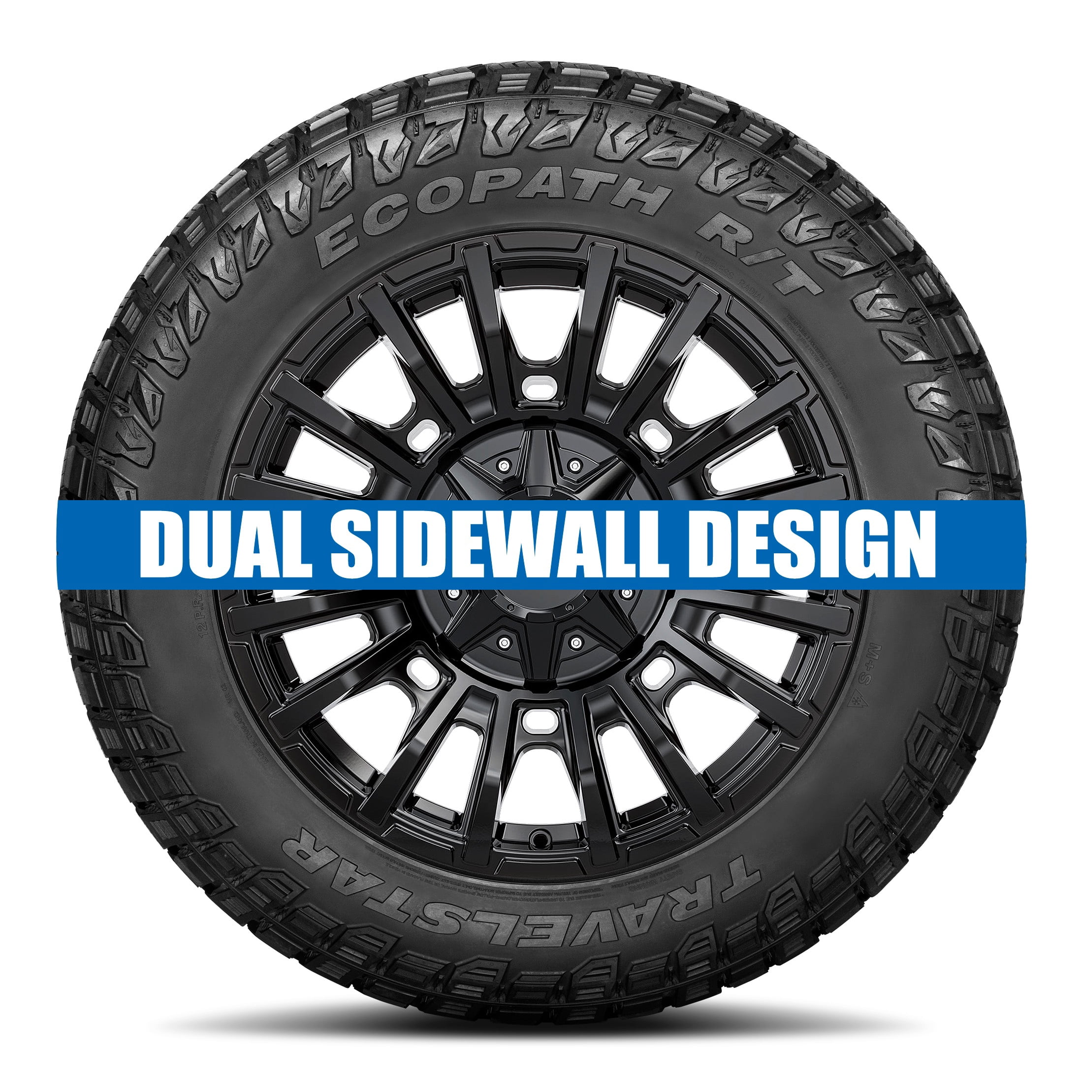 Travelstar Ecopath RT LT285/70R17 10 Ply E 126/123Q Rugged Terrain SUV Light Truck Tire 285/70/17(Tire Only)