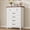 White, variant on Bingirl White Freestanding 41.3 Inch Tall Vertical Wooden Chest of Dresser with 5 Storage Drawer for Living Room Bedroom Entryway Bedroom