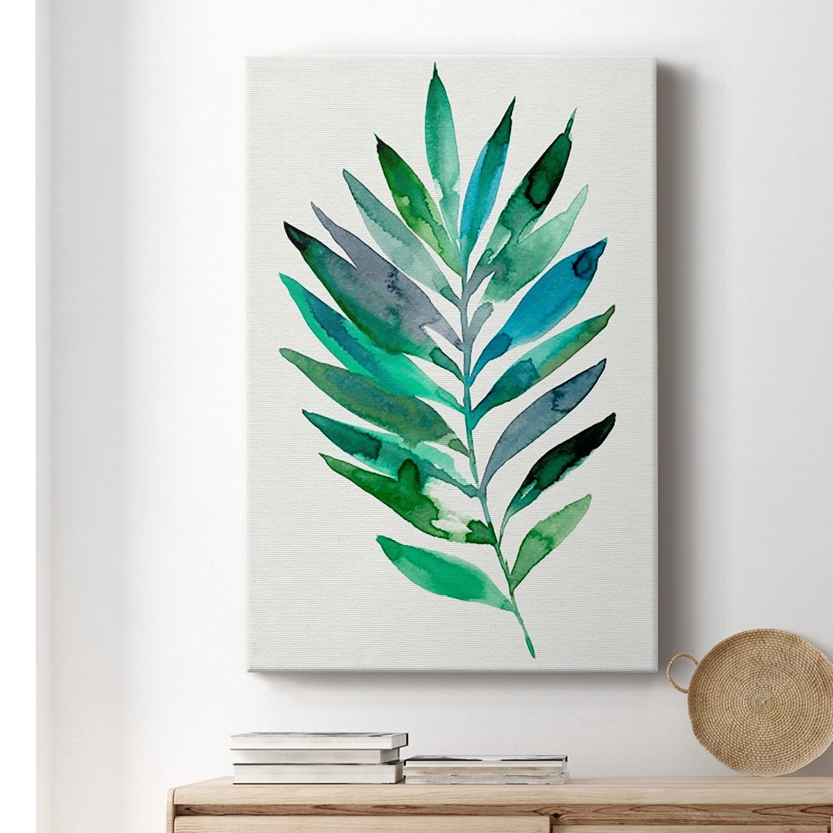 Palm Frond Flow III Premium Gallery Wrapped Canvas - Ready to Hang