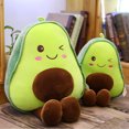 thumbnail image 4 of Plush Avocado Cushion Toy: Soft Cuddly Stuffed Fruit Pillow with Trendy Design, Creative Room Decor Accessory & Adorable Gift for Men Women Aged 15-35, Packaged in Convenient Net Bag for Safe, 4 of 5