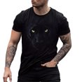 thumbnail image 2 of HOMBOM Long Sleeve Workout Tops For Men,lightweight Daily Athletic Short Sleeve Round-Neck Colorful Trend summer shirts For Boys(Clearance), 2 of 3