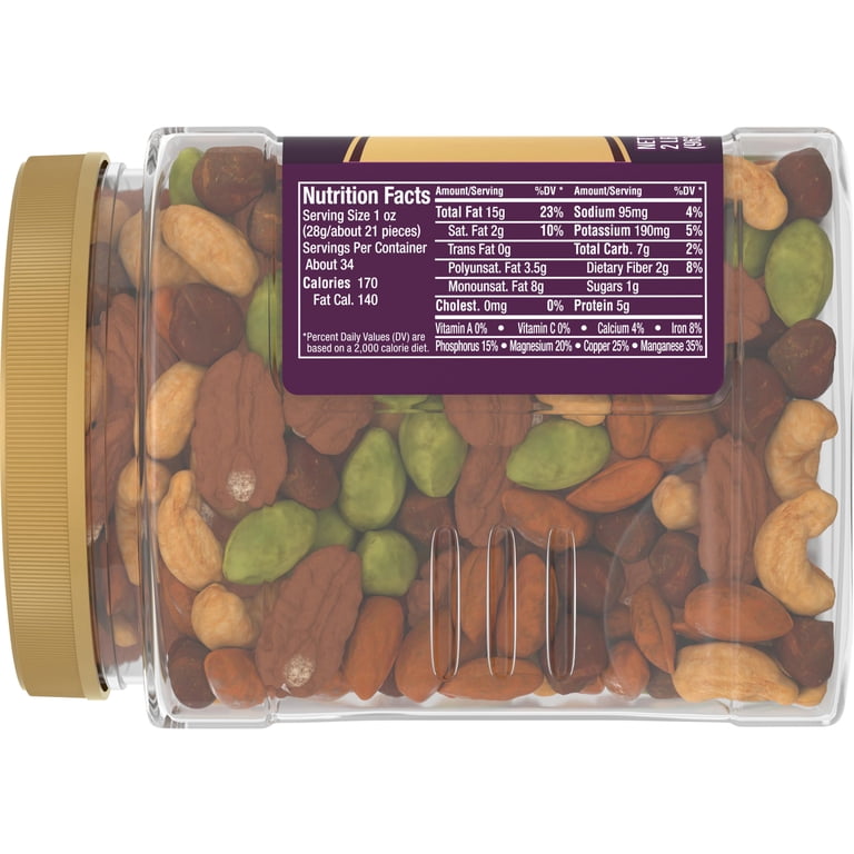Planters Deluxe Mixed Nuts Nutrition
